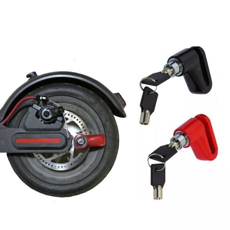 2 PCS Electric Scooter Disc Brake Lock Multi-Function Reinforced Anti-Theft Lock Accessory for Xiaomi Mijia M365, Packing specification: Disc Brake Lock (Black)