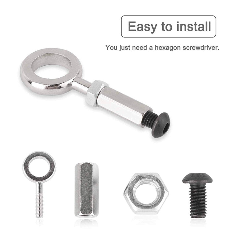 2 PCS Scooter Axle Locking Screw Pull Ring Assembly for Xiaomi Mijia M365