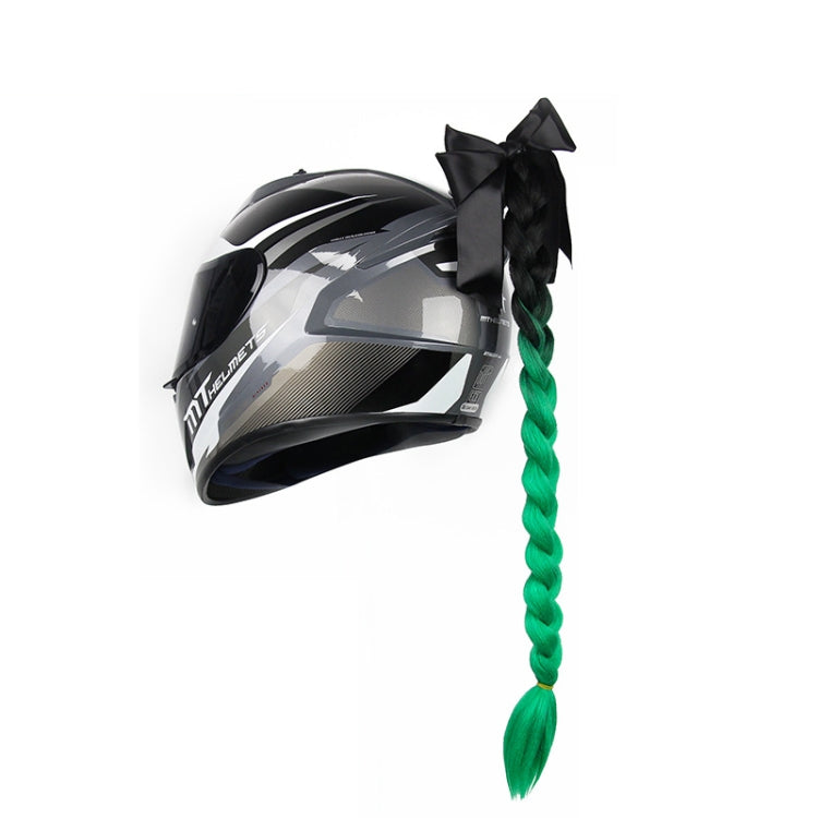 Hand-Woven Chemical Fiber Gradient Color Helmet Twist Braid