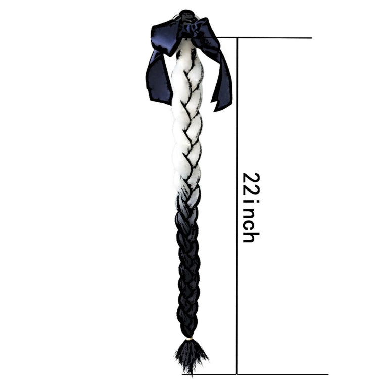Hand-Woven Chemical Fiber Gradient Color Helmet Twist Braid