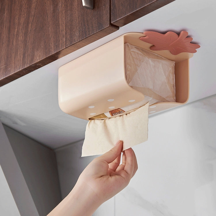 2 PCS Punch-Free Garbage Bag Storage Box Wall-Mounted Pumping Box Toilet Wash Towel Box