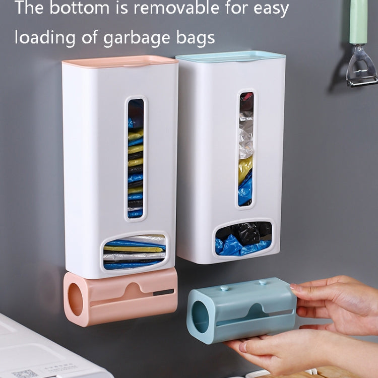 2 PCS Garbage Bag Storage Box Wall-Mounted Extraction Plastic Bag Storage Box Portable Kitchen Storage Box