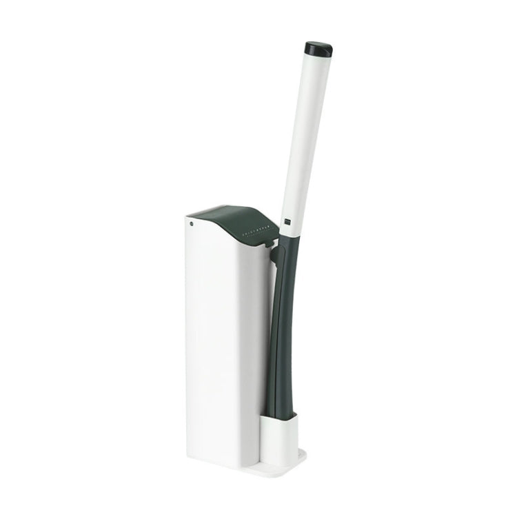 Disposable Toilet Brush Set Bathroom Comes With Cleaning Fluid Brush(Green)