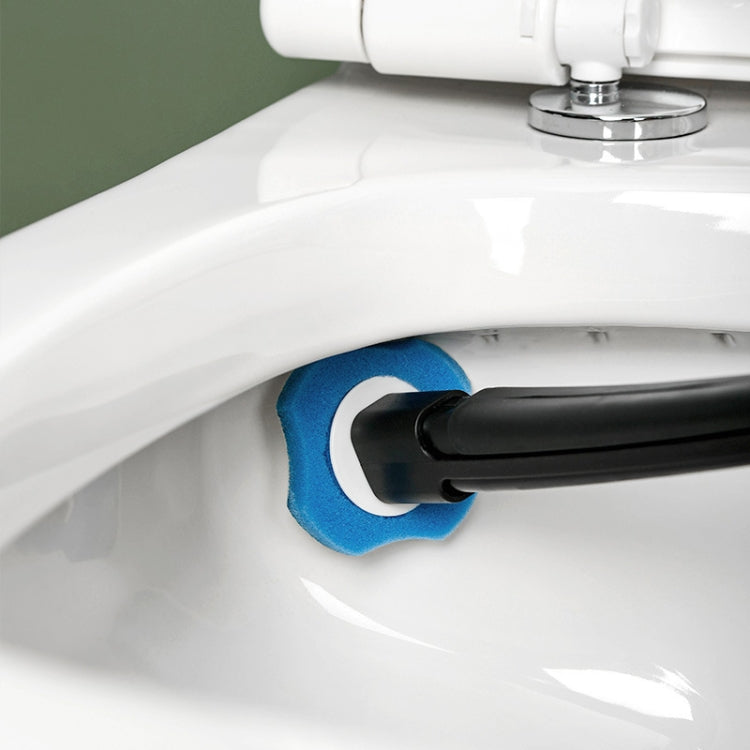 Disposable Toilet Brush Set Bathroom Comes With Cleaning Fluid Brush(Green)