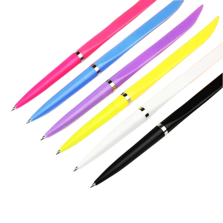 40 PCS 0.7mm Ballpoint Pen For Office Use Express Open Box Flat Knife Pen Random Colour Delivery