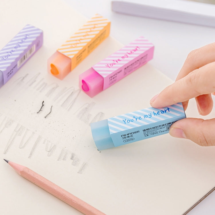 20 PCS Long Love Eraser Witing Painting Office & School Supplies Random Colour Delivery