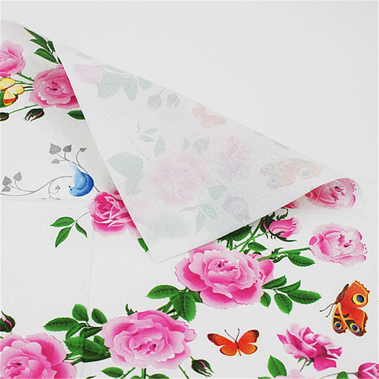 5 PCS Colorful Print Party Decoration Napkin Facial Tissue