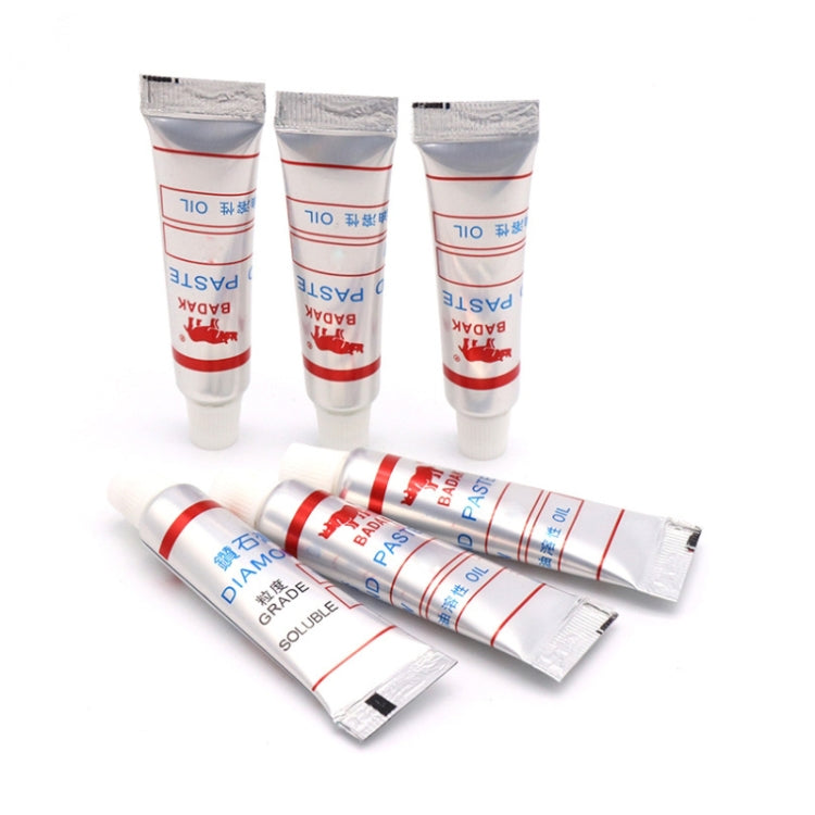 10 PCS W5 Grit 2000 Grit Diamond Abrasive Paste Needle Tube Grinding Polishing Lapping Compound Glass Metal Micron Tool