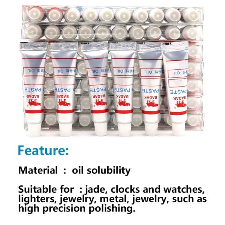 10 PCS W5 Grit 2000 Grit Diamond Abrasive Paste Needle Tube Grinding Polishing Lapping Compound Glass Metal Micron Tool