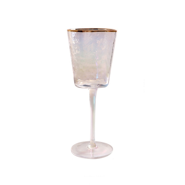 Hammered Phnom Penh Crystal Glass Goblet Wine Glass Glass Wine Glass, Standard sizes: Red Wine Glass (Colorful)