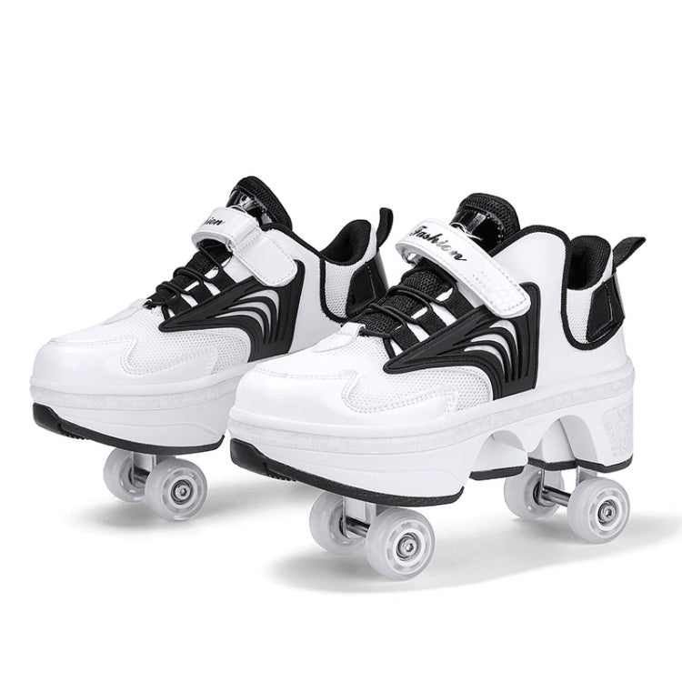 DF03 Children Walking Shoes Four-wheel Retractable Roller Skates, Size: