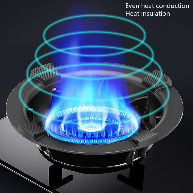 Household Gas Stove Windshield Cast Iron Gas Stove Bracket Flame Gathering Cover Energy-Saving Cover, Specification: 4 Claws Without Stand