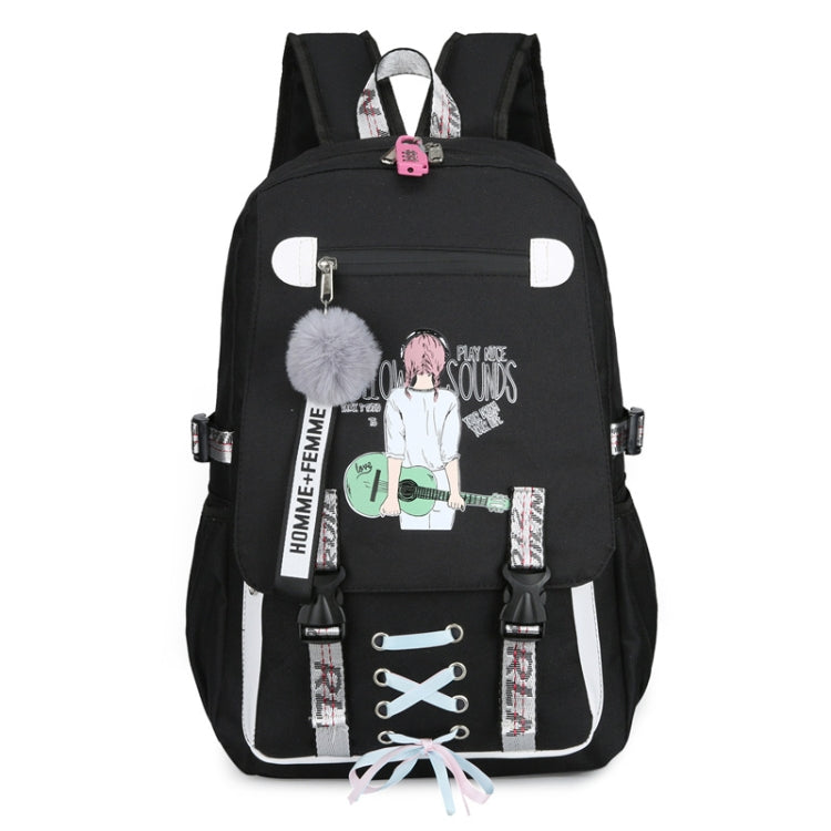 Sports and Leisure USB Charging Anti-Theft Backpack