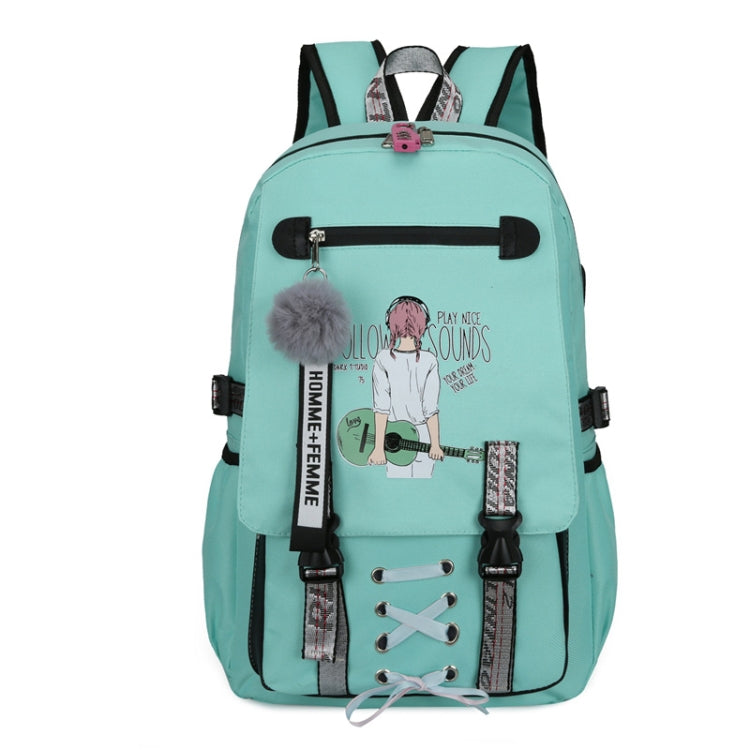 Sports and Leisure USB Charging Anti-Theft Backpack