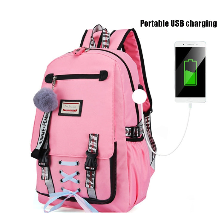 Sports and Leisure USB Charging Anti-Theft Backpack
