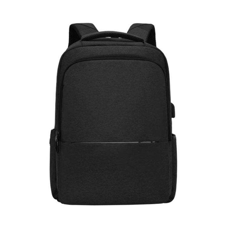 78789 Large-Capacity Business Computer Backpack With External USB Charging Port(Black)