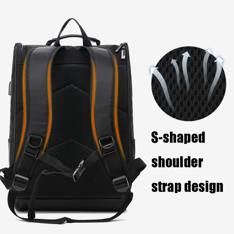8702 Oxford Cloth Leisure Computer Backpack with External USB Charging Port