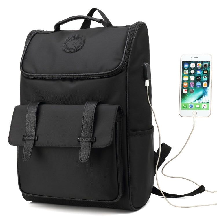 8702 Oxford Cloth Leisure Computer Backpack with External USB Charging Port
