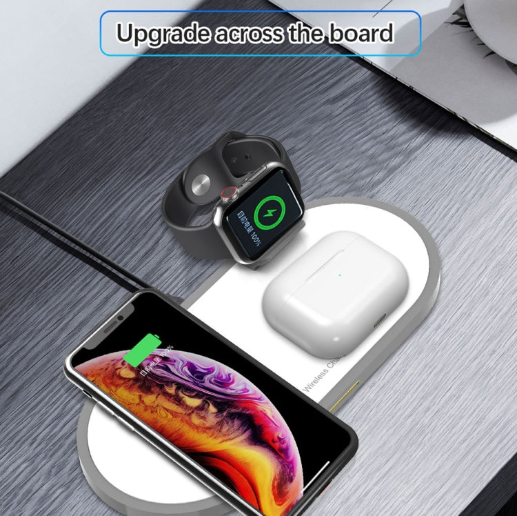 H15 3 In 1 Wireless Charger Holder Charging Station For iPhone / Apple Watch / AirPods
