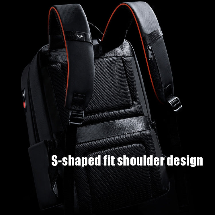 8066 Gaming Style Business Anti-Theft Computer Backpack With External USB Charging Port