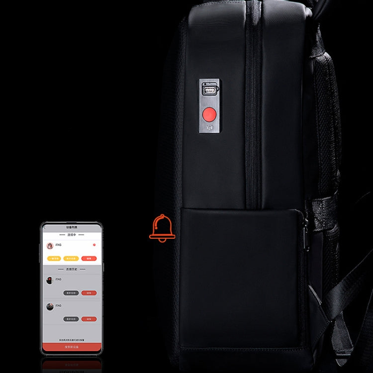 8066 Gaming Style Business Anti-Theft Computer Backpack With External USB Charging Port