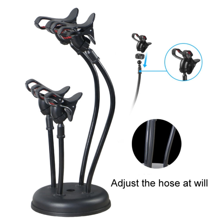 Mobile Phone Live Broadcast Stand Anchor Selfie Beauty Four-Position Desktop Stand, Specification: Only Stand