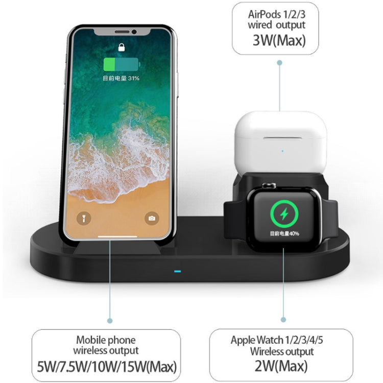 H10 3 In 1 Wireless Charger For iPhone, Apple Watch, AirPods and other Android Smart Phones