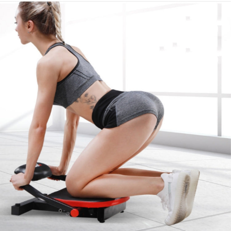 Black Portable Household Fitness Equipment Abdomen Machine, Specification:Two springs