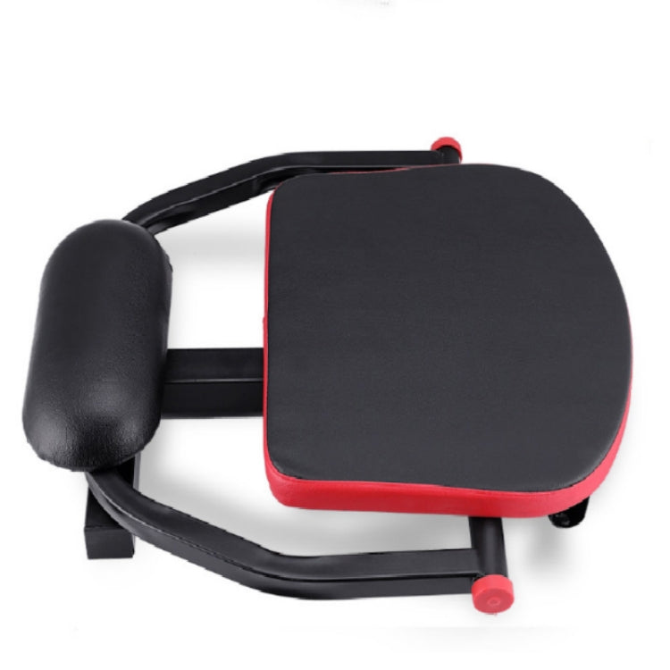 Black Portable Household Fitness Equipment Abdomen Machine, Specification:Four springs