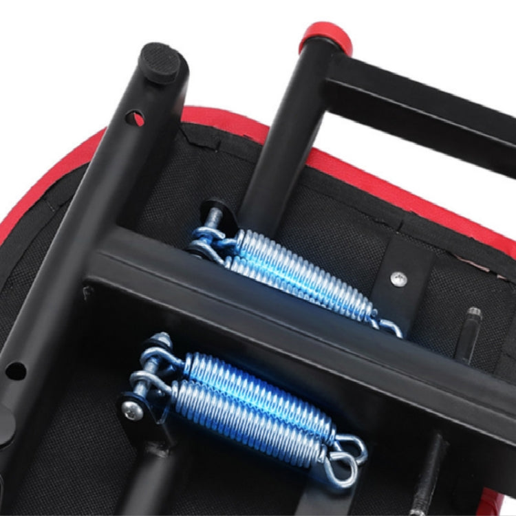Black Portable Household Fitness Equipment Abdomen Machine, Specification:Four springs + Bluetooth Counting