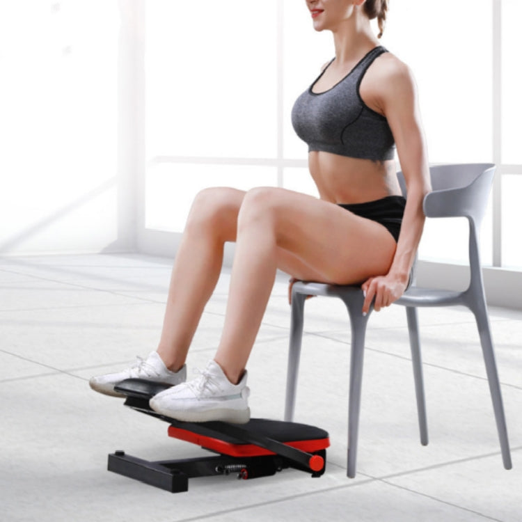Black Portable Household Fitness Equipment Abdomen Machine, Specification:Four springs + Bluetooth Counting