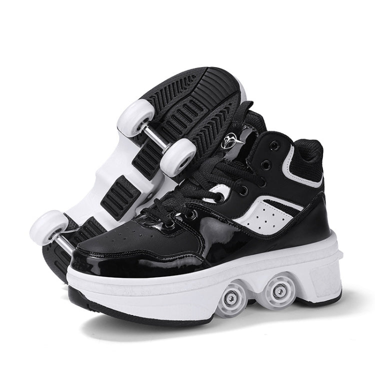 DF06 Walking Shoes Four-wheel Retractable Roller Skates, Size: