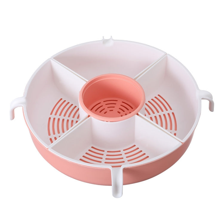 Rotating Household Kitchen Sink Fruit And Vegetable Compartment Storage Basket