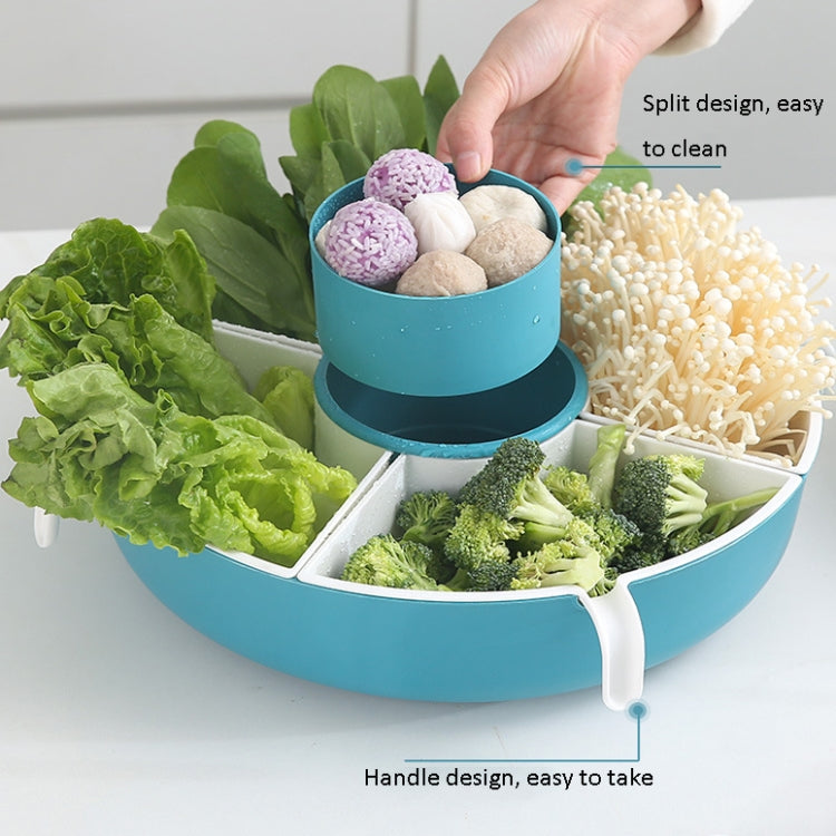Rotating Household Kitchen Sink Fruit And Vegetable Compartment Storage Basket