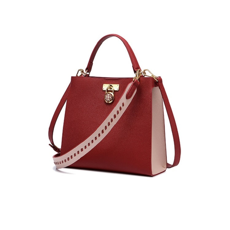NUCELLE Ladies Autumn And Winter Single-Shoulder Bag Casual Messenger Bag Wide Shoulder Strap Square Bag