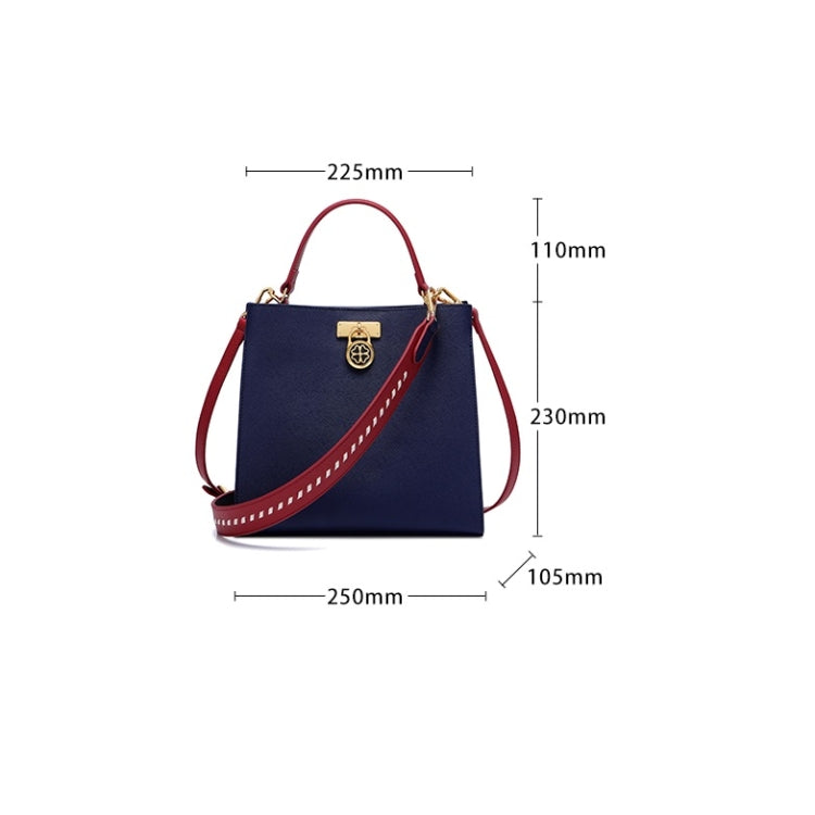 NUCELLE Ladies Autumn And Winter Single-Shoulder Bag Casual Messenger Bag Wide Shoulder Strap Square Bag