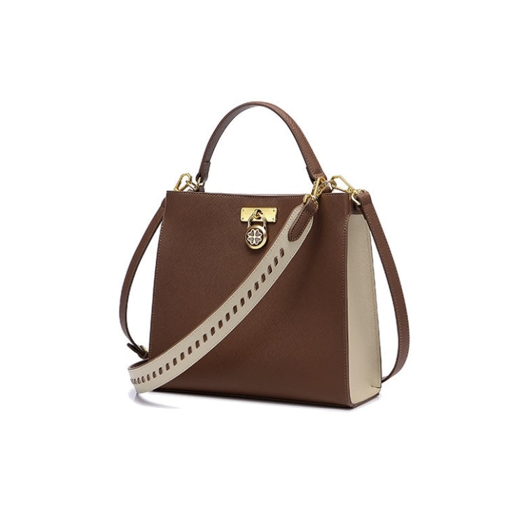 NUCELLE Ladies Autumn And Winter Single-Shoulder Bag Casual Messenger Bag Wide Shoulder Strap Square Bag