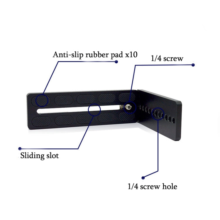 125A Red Vertical Shoot Quick Release L Plate Bracket Base Holder