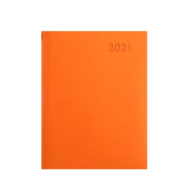 2 PCS 2021 Schedule Notebook Plan Hand Account Clocking Time Notepad A5