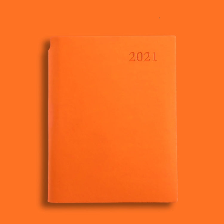 2 PCS 2021 Schedule Notebook Plan Hand Account Clocking Time Notepad A5