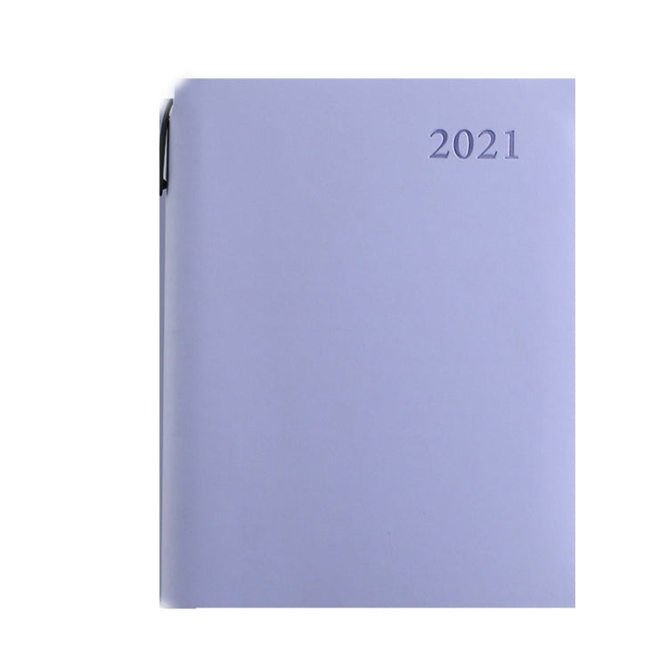 2 PCS 2021 Schedule Notebook Plan Hand Account Clocking Time Notepad A5