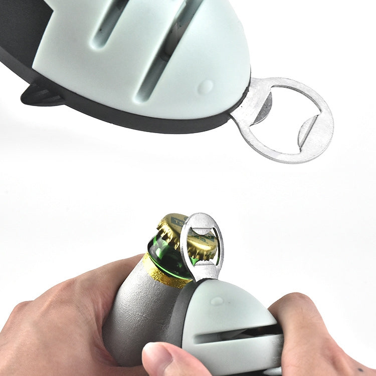 Multi-Function Fish Shape Knife Sharpener Tool Holder Diamond Tungsten Steel Knife Sharpener