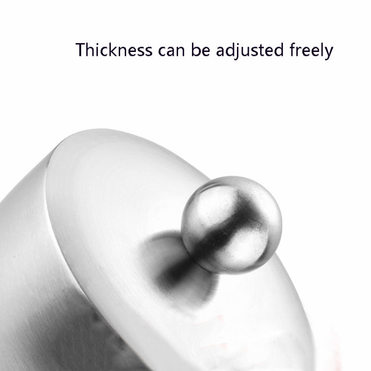 Beech 304 Stainless Steel Manual Pepper Grinder Ceramic Core Pepper Grinder, Specification: 6 Inch (Color Box)