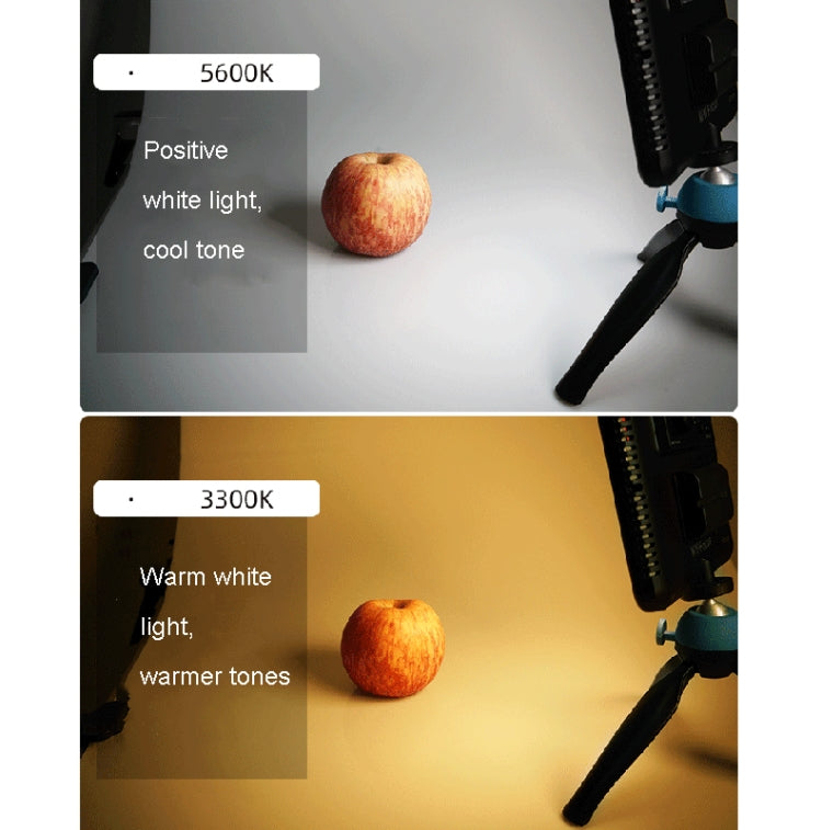LED128B 116 LEDs 480-680 LM 3300-5600K S Dimmable Studio Light Video & Photo Light For Canon, Nikon, DSLR Cameras