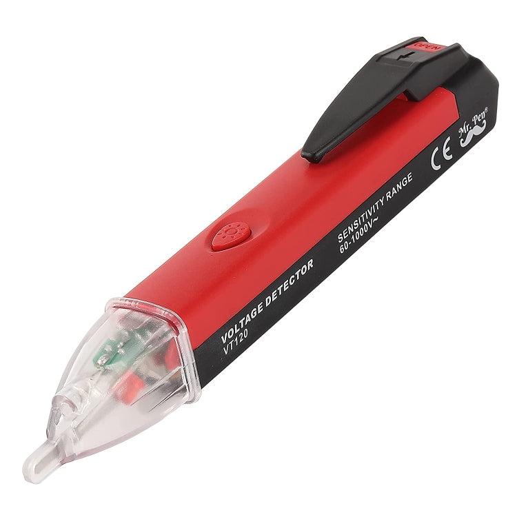 VT120 Electric Tester Car Household Non-Contact Electric Pen Induction Tester(Red)