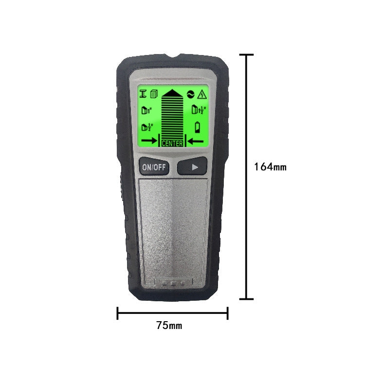 TH430 Wall Detector Digital Metal Detector Detection Stud Wood Wire Detector Silver Gray
