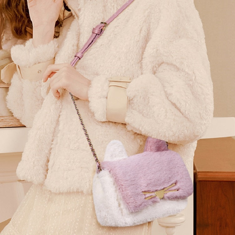 JUST STAR Autumn And Winter Single-Shoulder Bag Casual Messenger Bag Ladies Plush Bag