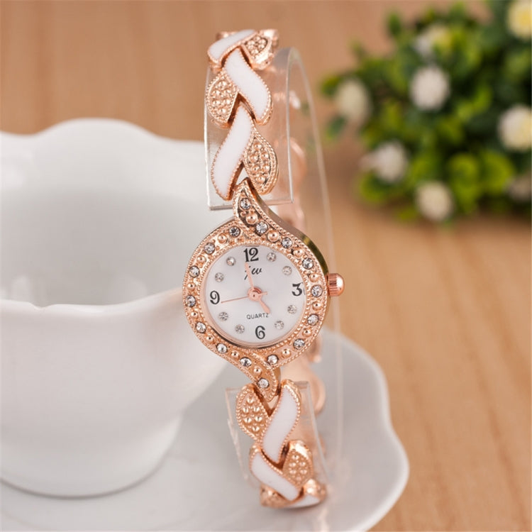 Creative Ladies Leaf Bracelet Quartz Wrist Watch