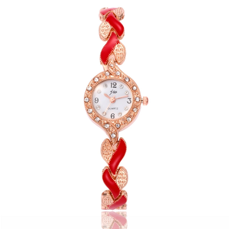 Creative Ladies Leaf Bracelet Quartz Wrist Watch