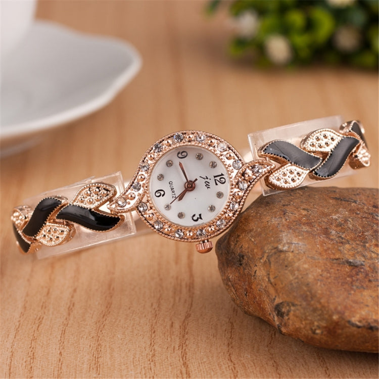 Creative Ladies Leaf Bracelet Quartz Wrist Watch